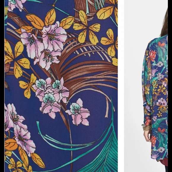 NWOT Hot & Delicious Floral Kimono Jacket - Picture 8 of 16